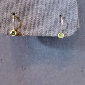 Silpada sterling & peridot earrings